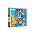 Puzzle 3v1 Mickey a jeho veselá parta 20x19,5cm v krabici 28x28x6cm