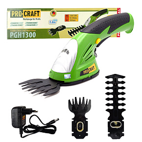 Aku nůžky na trávu Procraft PGH1300
