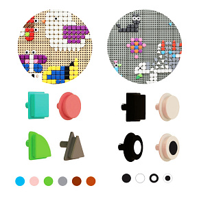 MASTERKIDZ Geometrické Prvky Tabule 256 ks