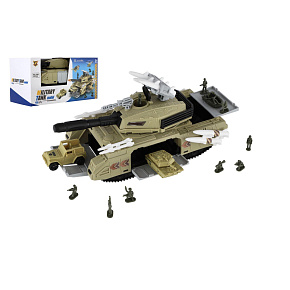 Tank s doplňky plast 13x25cm na volný chod v krabici 28x15x13cm