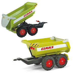 Rolly Toys rollyTrailer Přívěs sklápěč Halfpipe CLAAS