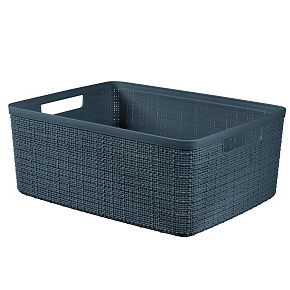 Košík Jute M tmavě šedá Košík Jute M tmavě šedá
