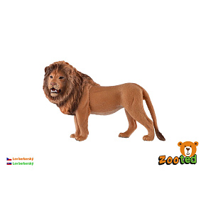 Lev berberský zooted plast 11cm Lev berberský zooted plast 11cm