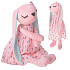 Plyšová maskotka růžový králík 52 cm