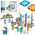 Magnetic 3D Construction Blocks Marble Run 113 Pieces
