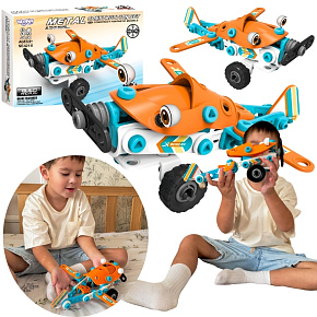 WOOPIE Letadlo Stavebnicová Sada Kostky STEM