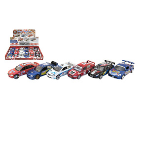 Auto Kinsmart Street Fighter kov/plast 13cm na zpětné natažení 6 druhů 12ks v boxu Auto Kinsmart Street Fighter kov/plast 13cm na zpětné natažení 6 druhů 12ks v boxu