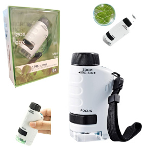 Přenosný vzdělávací mikroskop pro děti jako dárek