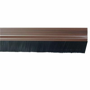 Samolepicí těsnicí lišta s kartáčem 24mm PVC HNĚDÁ 1m Samolepicí těsnicí lišta s kartáčem 24mm PVC HNĚDÁ 1m