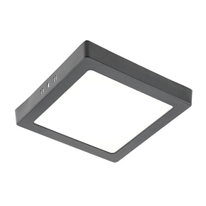 GTV LED stropní svítidlo LD-MAN19W-NBP-10 MATIS Plus 19W černý přisazený, 