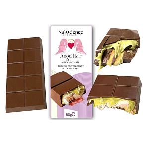Angel Hair dubajská čokoláda Cotton Candy Pistachio, mléčná 80g