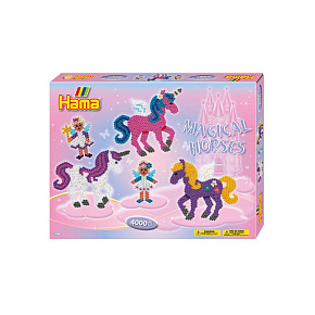 Zažehlovací korálky Hama MIDI Pohádkový svět 4000 ks v krabici 32x25x4cm Zažehlovací korálky Hama MIDI Pohádkový svět 4000 ks v krabici 32x25x4cm