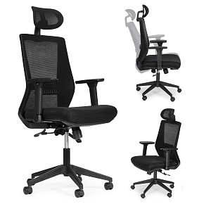 Ergonomic Swivel Office Chair Height Adjustable Black ModernHome Ergonomic Swivel Office Chair Height Adjustable Black ModernHome