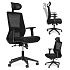 Ergonomic Swivel Office Chair Height Adjustable Black ModernHome