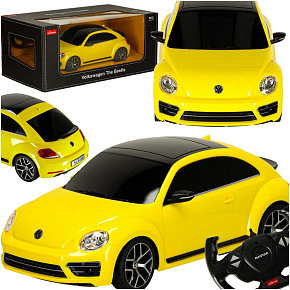Dálkově ovládané auto Rastar 78000 Volkswagen Beetle 1:14 žluté