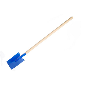 Rýč rovný modrý s násadou kov/dřevo 80cm nářadí Rýč rovný modrý s násadou kov/dřevo 80cm nářadí