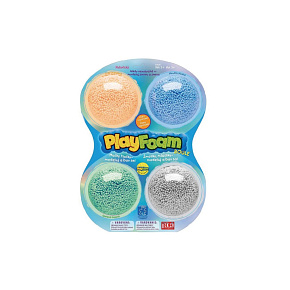 PlayFoam® 4pack-B Modelína/Plastelína kuličková 4 barvy na kartě 18x27x4cm