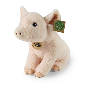 Plyšové prase 28 cm ECO-FRIENDLY PLUSH WORLD