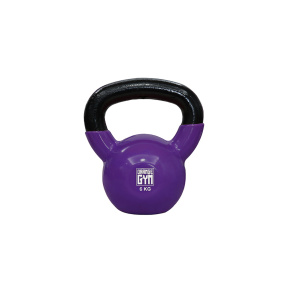 Oranžová posilovna – Vinylová kettlebell – 6KG
