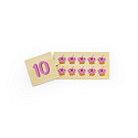 VIGA Sada Dřevěné Puzzle Přizpůsobte Čísla Montessori Skládačka
