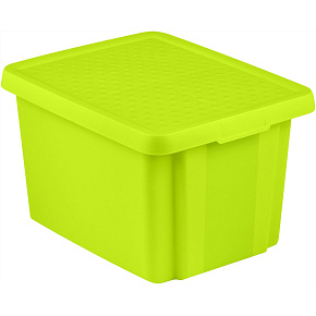 Úložný box ESSENTIALS 26l s víkem zelený Úložný box ESSENTIALS 26l s víkem zelený