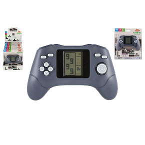 Digitální hra Padající kostky konzole hlavolam plast 15x9cm na baterie se zvukem na kartě 6ks v boxu