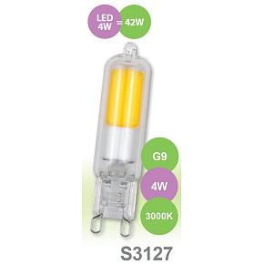 SANDRIA LED žárovka G9 S3127 SANDY LED G9 4W COB 3000K SANDRIA LED žárovka G9 S3127 SANDY LED G9 4W COB 3000K