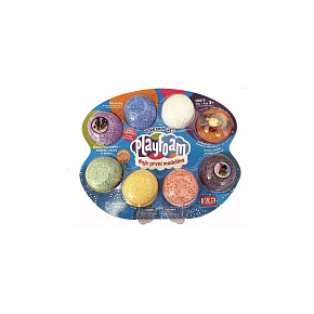 PlayFoam® Workshop set Modelína/Plastelína kuličková s doplňky 7 barev na kartě 34x28x4cm
