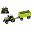Traktor s valníkem plast 26cm na volný chod na baterie se zvukem, světlem 6ks v boxu