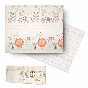 Oboustranná skládací pěnová vzdělávací podložka 180x200 cm se vzorem zvířat Oboustranná skládací pěnová vzdělávací podložka 180x200 cm se vzorem zvířat