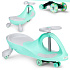 Wiggle car ride-on toy LED wheels green ECOTOYS