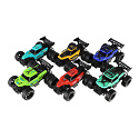 Auto terénní Off-Road 11x16cm na setrvačník 4 barvy 6ks v boxu