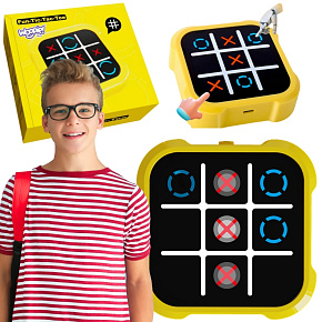 WOOPIE Elektronická hra Piškvorky Logická Vzdělávací 4v1