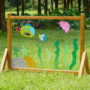 MASTERKIDZ Akrylová Tabule Průhledná Malířská Plocha