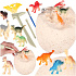 Dinosauři vykopávky vejce XL dinosaura 12 figurek archeologická sada