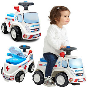 FALK Odrážedlo Auto Ambulance s Klaksonem od 1 roku