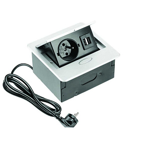 GTV Zásuvkový box AE-PB1FAVA-53 Prodlužovací kabel vestavný AVARO, 1x zásu GTV Zásuvkový box AE-PB1FAVA-53 Prodlužovací kabel vestavný AVARO, 1x zásu