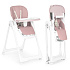 High Chair for Feeding Adjustable Height Eco Leather Straps Double Tray ECOTOYS