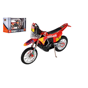 Motorka Bburago 1:18 GasGas RX450F(Dakar 2023) kov/plast 12cm v krabičce 17x11x7cm Motorka Bburago 1:18 GasGas RX450F(Dakar 2023) kov/plast 12cm v krabičce 17x11x7cm