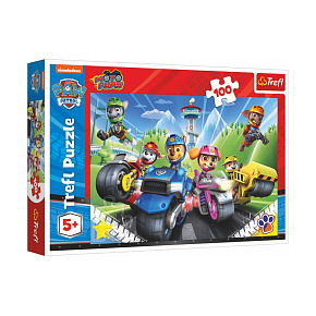 Puzzle Tlapková patrola na motorkách/Paw patrol 100 dílků 41x27,5cm v krabici 29x19x4cm Puzzle Tlapková patrola na motorkách/Paw patrol 100 dílků 41x27,5cm v krabici 29x19x4cm