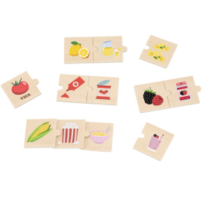 VIGA Sada Puzzle Objevujte Vztahy Mezi Přírodou a Jídlem VIGA Sada Puzzle Objevujte Vztahy Mezi Přírodou a Jídlem