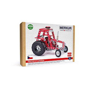 Stavebnice MERKUR 057 Traktor s řízením 208ks v krabici 26x18x5,5cm Stavebnice MERKUR 057 Traktor s řízením 208ks v krabici 26x18x5,5cm