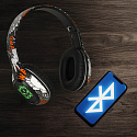 Bezdrátová sluchátka na uši Bluetooth RGB Gaming Sport 200mAh černá