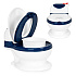 Potty Toilet with Removable Insert for Children with Lid and Brush ECOTOYS