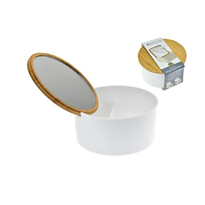 Kosmetické zrcátko s organizérem 13x13x7 cm Kosmetické zrcátko s organizérem 13x13x7 cm