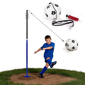 Tetherball trenér fotbalu na lince sloupek s pružinou míč pumpa MOVEPRO Tetherball trenér fotbalu na lince sloupek s pružinou míč pumpa MOVEPRO