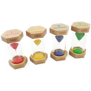 MASTERKIDZ Sada přesýpacích hodin - Učení o čase MASTERKIDZ Sada přesýpacích hodin - Učení o čase