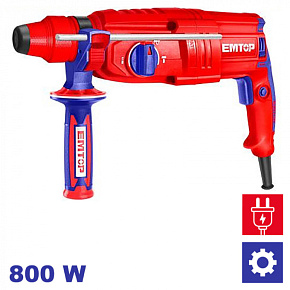 Pneumatické kombinované kladivo 800W 2,5J SDS Plus + rychl.sklíčidlo