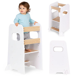 Pomocnik kuchenny kitchen helper Montessori regulowany podest dla dziecka ECOTOYS Pomocnik kuchenny kitchen helper Montessori regulowany podest dla dziecka ECOTOYS