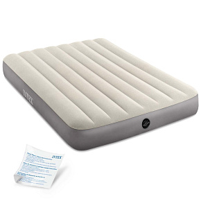 Inflatable Sleeping Mattress Double Bed 191x137 cm Beige INTEX 64102 Inflatable Sleeping Mattress Double Bed 191x137 cm Beige INTEX 64102